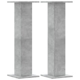Vidaxl speakerstandaards 2 st 30x30x95 cm bewerkt hout betongrijs