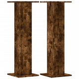 Vidaxl speakerstandaards 2 st 30x30x95 cm bewerkt hout gerookt eiken