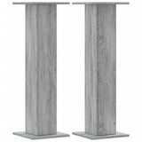 Vidaxl Speaker Stands 2 PCS 30x30x95 cm de madera procesada Sonoma gris