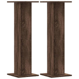 VidaXL speaker stands 2 pcs 30x30x95 cm Processed wood brown oak