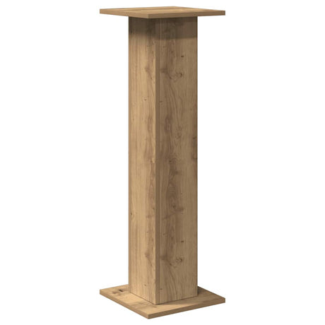Vidaxl speakerstandaards 2 st 30x30x95 cm hout artisanaal eikenkleurig