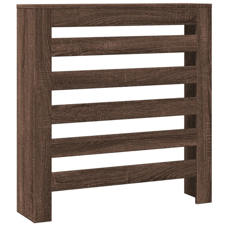 Vidaxl radiatorombouw 78x20x82 cm bewerkt hout bruin eikenkleurig