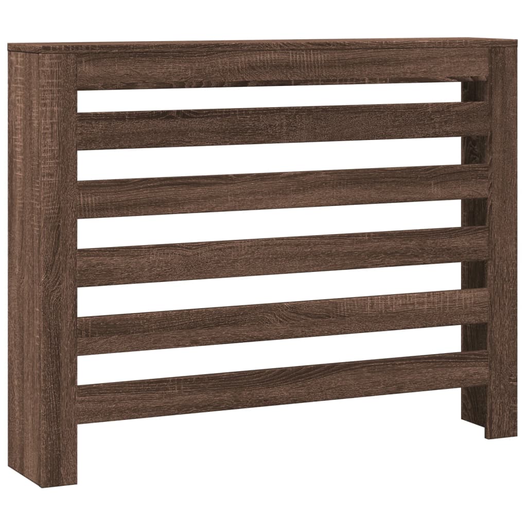 VIDAXL -Radiatorkonstruktion 104x20x82 cm verarbeiteter Holzbraun -Eiche gefärbt