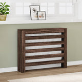 VIDAXL -Radiatorkonstruktion 104x20x82 cm verarbeiteter Holzbraun -Eiche gefärbt