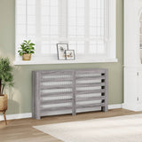 VIDAXL -Radiatorkonstruktion 149 x 20 x 82 cm verarbeiteter Holzgrau Sonoma -Eiche