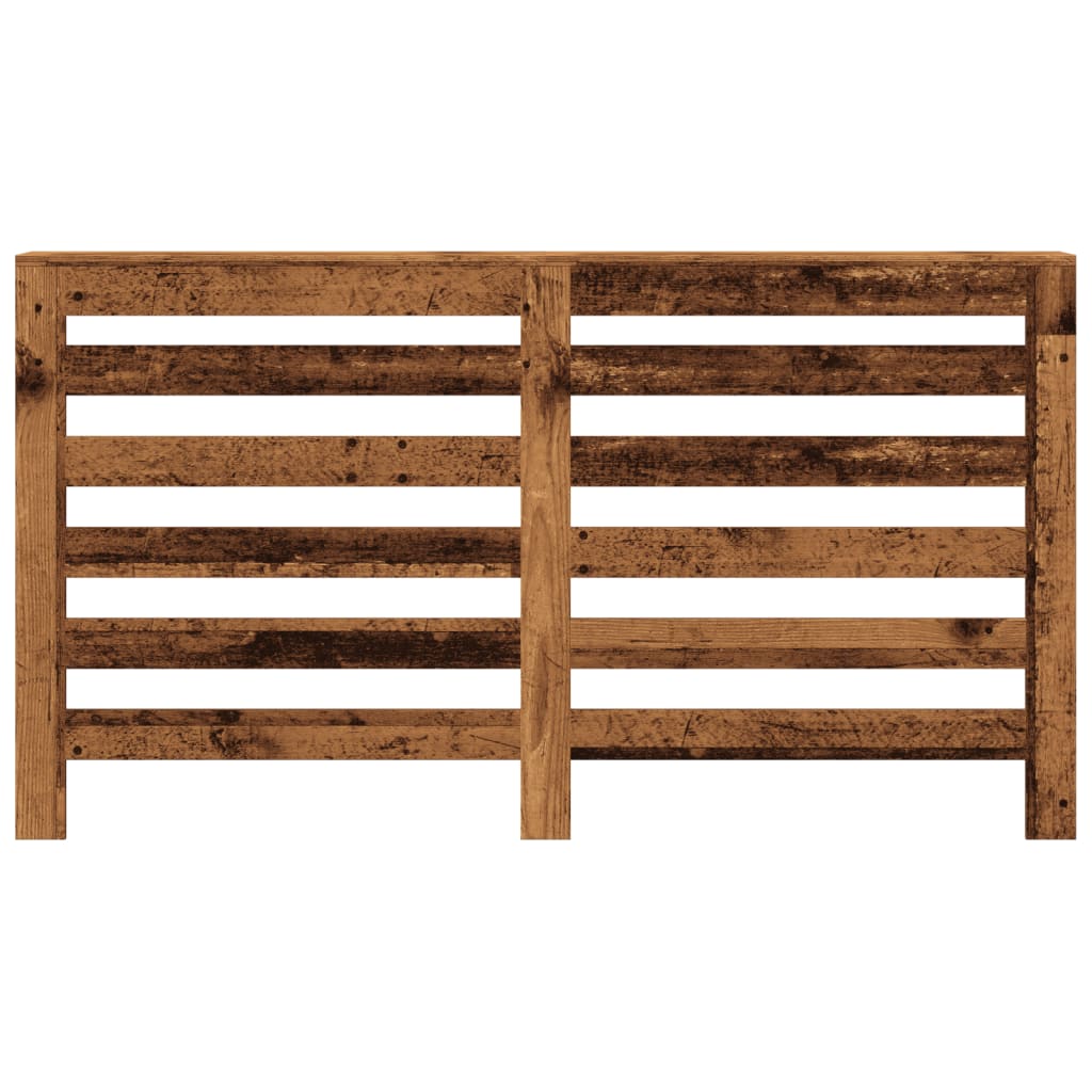 VIDAXL -Radiatorkonstruktion 149x20x82 cm verarbeitetes Holz altes Holz