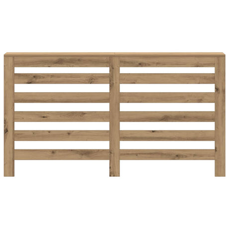 Vidaxl radiatorombouw 149x20x82 cm bewerkt hout artisanaal eikenkleur