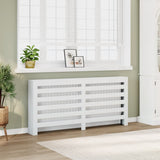 Vidaxl Radiatorom Construction 175x20x82 cm Behandlet trehvit