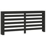 Construction de radiatorom de Vidaxl 175x20x82 cm Black Black