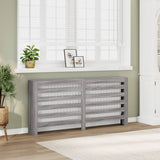 VIDAXL -Radiatorkonstruktion 175 x 20 x 82 cm verarbeiteter Holzgrau Sonoma -Eiche