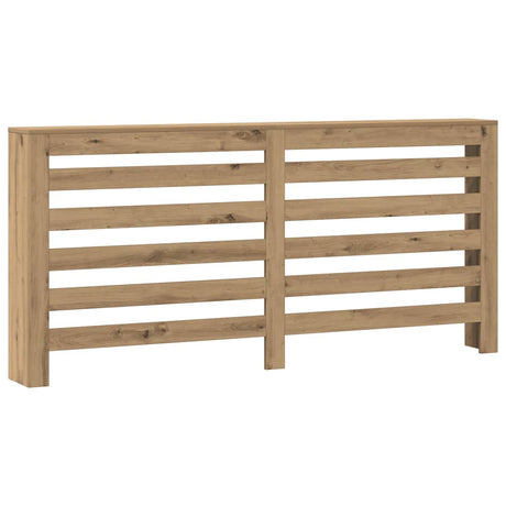 Vidaxl radiatorombouw 175x20x82 cm bewerkt hout artisanaal eikenkleur