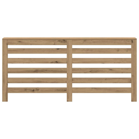Vidaxl radiatorombouw 175x20x82 cm bewerkt hout artisanaal eikenkleur