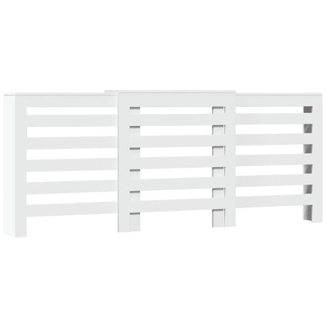 Vidaxl radiatorombouw 205x21,5x83,5 cm bewerkt hout wit