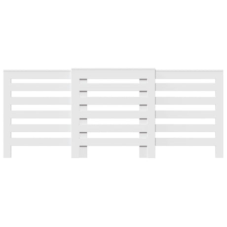 Vidaxl radiatorombouw 205x21,5x83,5 cm bewerkt hout wit