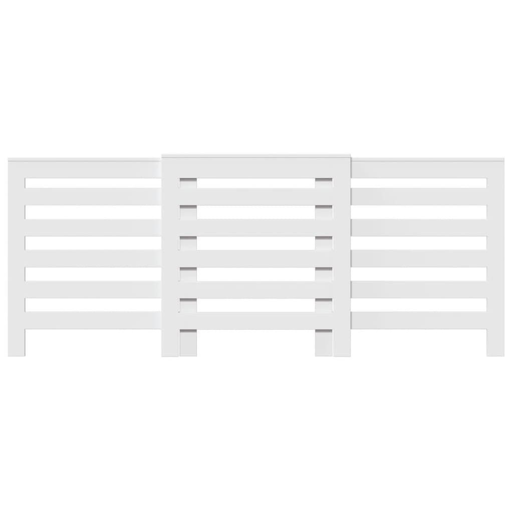 Vidaxl Radiatorom Construction 205x21.5x83.5 cm Forarbejdet træhvide