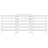 VidaXL Radiatorom construction 205x21.5x83.5 cm processed wood white