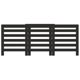 Vidaxl radiatorombouw 205x21,5x83,5 cm bewerkt hout zwart