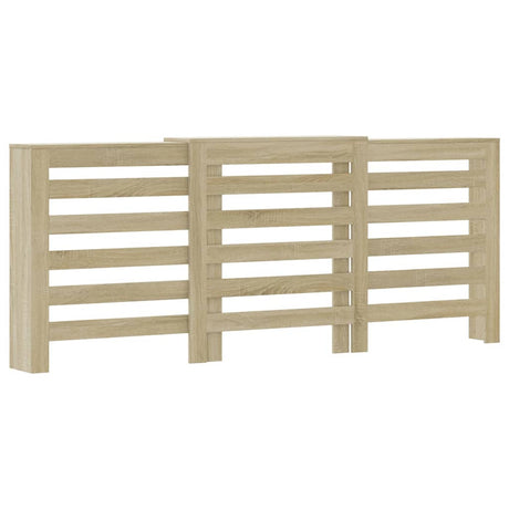 Vidaxl radiatorombouw 205x21,5x83,5 cm bewerkt hout sonoma eikenkleur