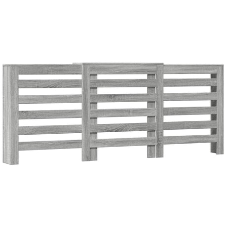 Vidaxl radiatorombouw 205x21,5x83,5 cm bewerkt hout grijs sonoma eiken