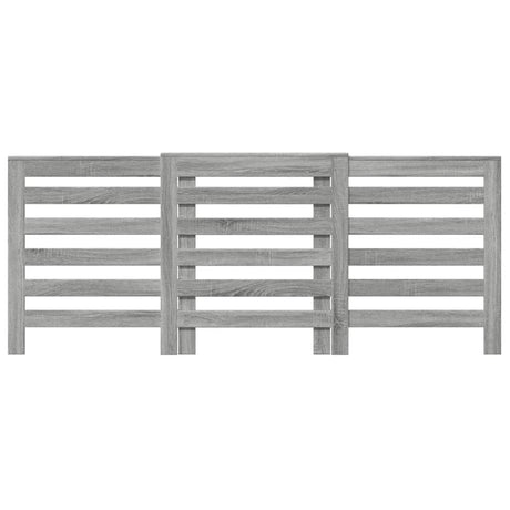 Vidaxl radiatorombouw 205x21,5x83,5 cm bewerkt hout grijs sonoma eiken