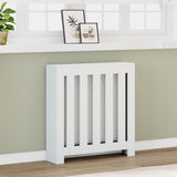 Vidaxl Radiatorom Construction 78x20x82 cm Bianco in legno elaborato