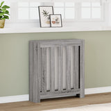 VIDAXL -Radiatorkonstruktion 78x20x82 cm verarbeitetes Holzgrau Sonoma Eiche Farbe