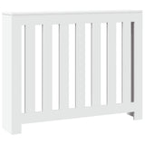 Vidaxl radiatorombouw 104x20x82 cm bewerkt hout wit