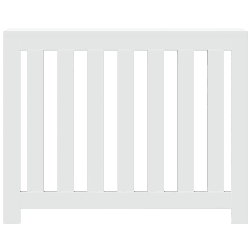 Vidaxl Radiatorom Construction 104x20x82 cm Bianco in legno elaborato