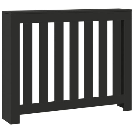 Vidaxl radiatorombouw 104x20x82 cm bewerkt hout zwart