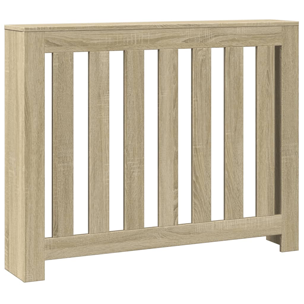 VIDAXL -Radiatorkonstruktion 104x20x82 cm verarbeitetes Holz Sonoma Eiche gefärbt