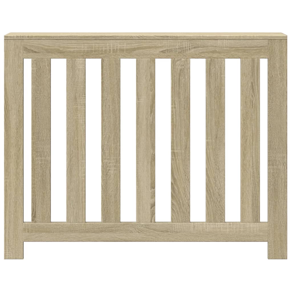 VIDAXL -Radiatorkonstruktion 104x20x82 cm verarbeitetes Holz Sonoma Eiche gefärbt