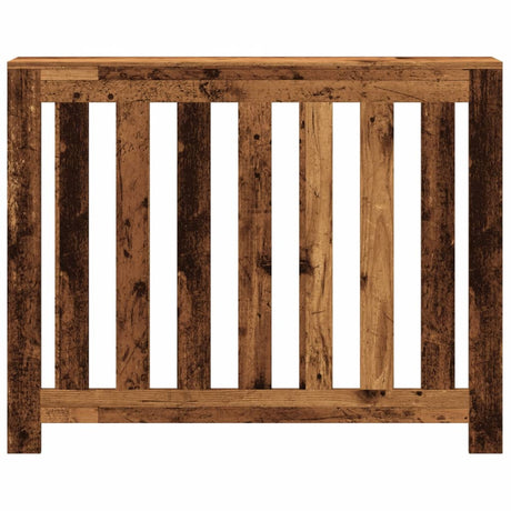Vidaxl radiatorombouw 104x20x82 cm bewerkt hout oud hout