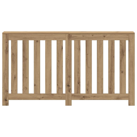 Vidaxl radiatorombouw 149x20x82 cm bewerkt hout artisanaal eikenkleur