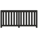 Vidaxl radiatorombouw 175x20x82 cm bewerkt hout zwart