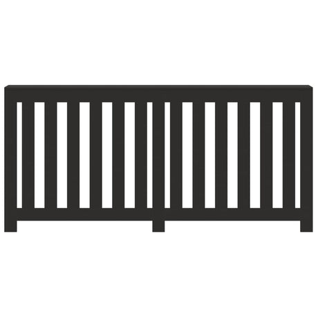Vidaxl radiatorombouw 175x20x82 cm bewerkt hout zwart