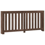 Vidaxl radiatorombouw 175x20x82 cm bewerkt hout bruin eikenkleurig