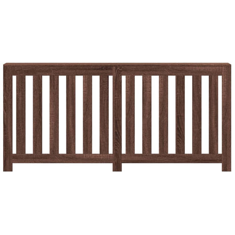Vidaxl radiatorombouw 175x20x82 cm bewerkt hout bruin eikenkleurig