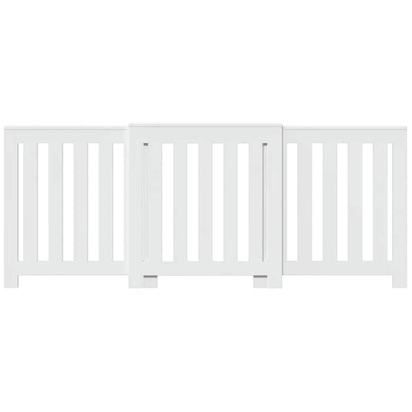 Vidaxl radiatorombouw 205x21,5x83,5 cm bewerkt hout wit