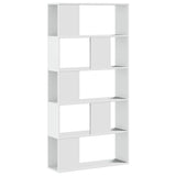 Vidaxl boekenkast 5-laags 80,5x23,5x162,5 cm bewerkt hout wit