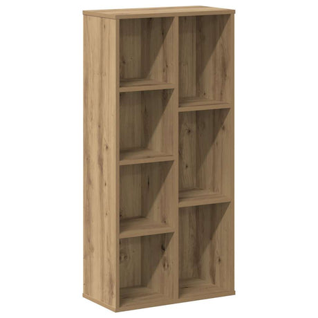 Vidaxl boekenkast 50x25x105 cm bewerkt hout artisanaal eikenkleurig