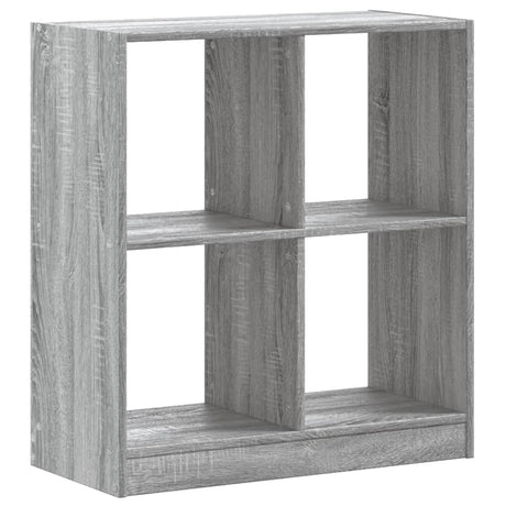 Vidaxl boekenkast 68,5x32x75 cm bewerkt hout grijs sonoma eikenkleurig