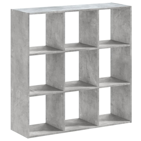 Vidaxl boekenkast 102x32x102 cm bewerkt hout betongrijs