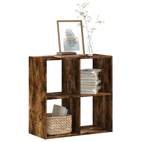 Vidaxl boekenkast 68,5x32x68,5 cm bewerkt hout gerookt eikenkleurig