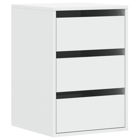 Vidaxl ladekast 40x41x58 cm bewerkt hout wit