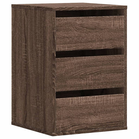 Vidaxl ladekast 40x41x58 cm bewerkt hout bruin eikenkleurig