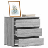 Vidaxl ladekast 60x41x58 cm bewerkt hout grijs sonoma eikenkleurig