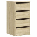 Vidaxl ladekast 40x41x76 cm bewerkt hout sonoma eikenkleurig