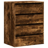 Vidaxl ladekast 60x41x76 cm bewerkt hout gerookt eikenkleurig