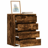 Vidaxl ladekast 60x41x76 cm bewerkt hout oud houtkleurig