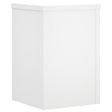 Vidaxl plantenstandaards 2 st 20x20x30 cm bewerkt hout wit